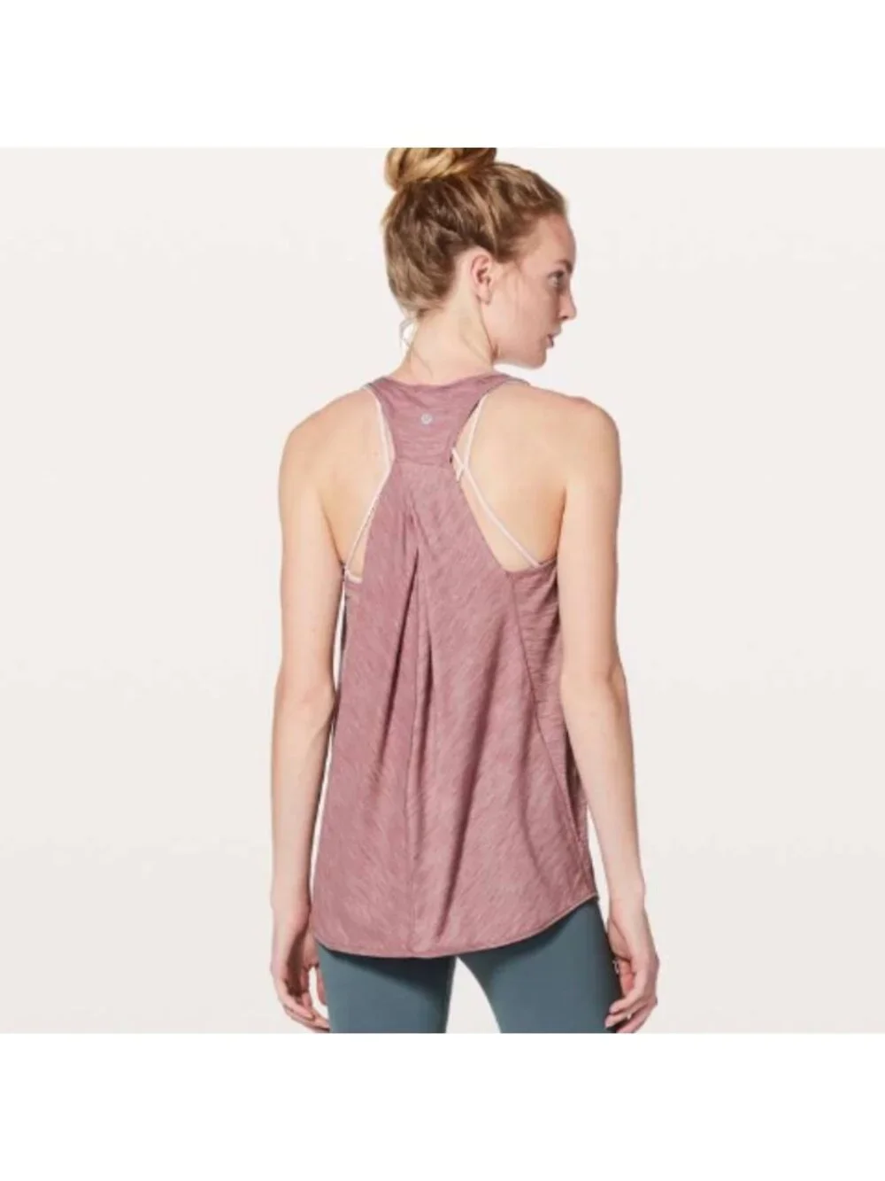 Lululemon Essential Tank Heathered Figue